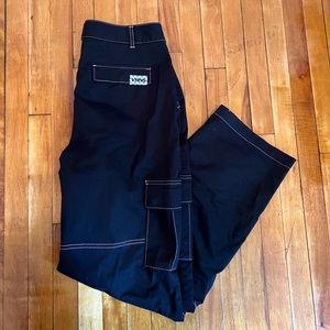 Vintage vans cargo pants with contrast stitching